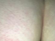 Amateur wife plays with toy while watching porn