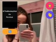 HORNY TEEN GETS NAKED ON THE MONKEY APP