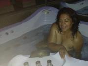 Claudia cole en el hotel