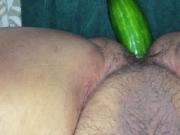 big cucumber deep in my ass II