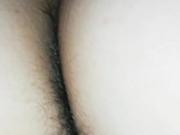 Cumming on leather