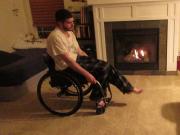 Paraplegic Leg Muscle Tone Stretch