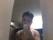 thai boy wank in front of mirror 59''
