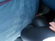 groped asian legs on bus