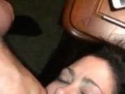 Pretty Amateur Brunette Takes A Facial Load