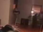 Latina slurping dick