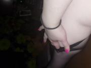 Stripping my stockings xx