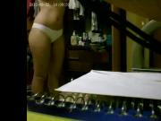 Hot Woman's Ass in Bedroom - Hidden Cam Clip