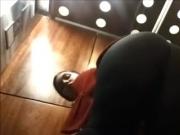 Veronica ripping ass in public elevator