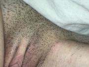 Girlfriends unshaved pussy exposed