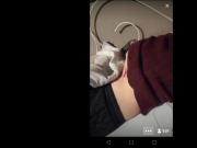 Touching and showing tits on periscope