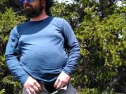 Pissing on the trail!