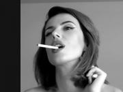 Charming Sexy Girl Smoking