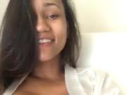 Latina Rubbing and Talking Sexy