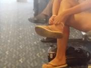 Sexy Candid Legs Blonde