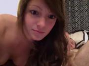 Nice brunette ass licking