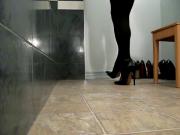 black pumps, high heels high heels fetish video