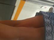 spy upskirt teens girl in station romanian