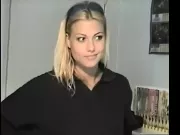 The first audition of Kristyna the beautiful girl today