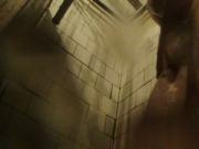 in the shower