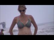 just big titty sexy milf on beach spy, some crotch shot to