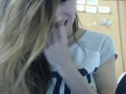 girl on webcam