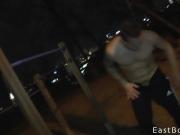 Public Handjob in Prague