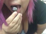 Ass to mouth with a buttplug