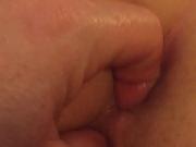 Wife with my finger & thumb inside