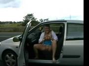 strip in car