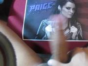 Cum tribute Paige WWE