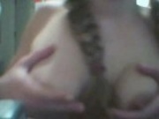 My cute young girlfriend play for me on web cam