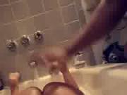 JUICY ARCHED ASS SMACKED IN THE BATHTUB