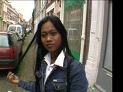Nice Asian chick on the street.