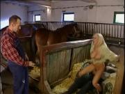 German country girl fucked in stable