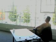 chris web caming at office