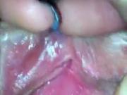 masturbating my hairy teen pussy for daddy PT3