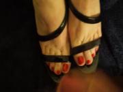 Cummy red summer toes