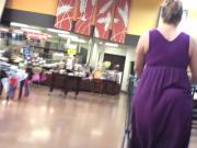 BBW Pawg in Purple Dress