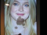 Dakota Fanning cumtribute - november 2013