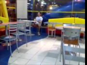 Guy Jerking off in Public Mc Donalds