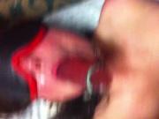 Cock Gagged cumdrinker gets a facial