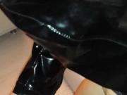 Cum in boots - high heels