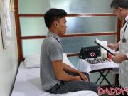 Horny doctor loves examining his cute Asian patients holes