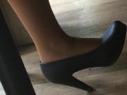 Candid feet and heels at work #27