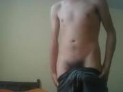 18yo cute twink show me his dick in webcam