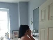 Wife getting ready