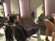 Haircut with happy ending