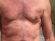 Bryan showing off his hard cock