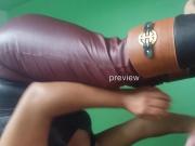 $4 Handjob riding boots leather pants facesit dirty talk